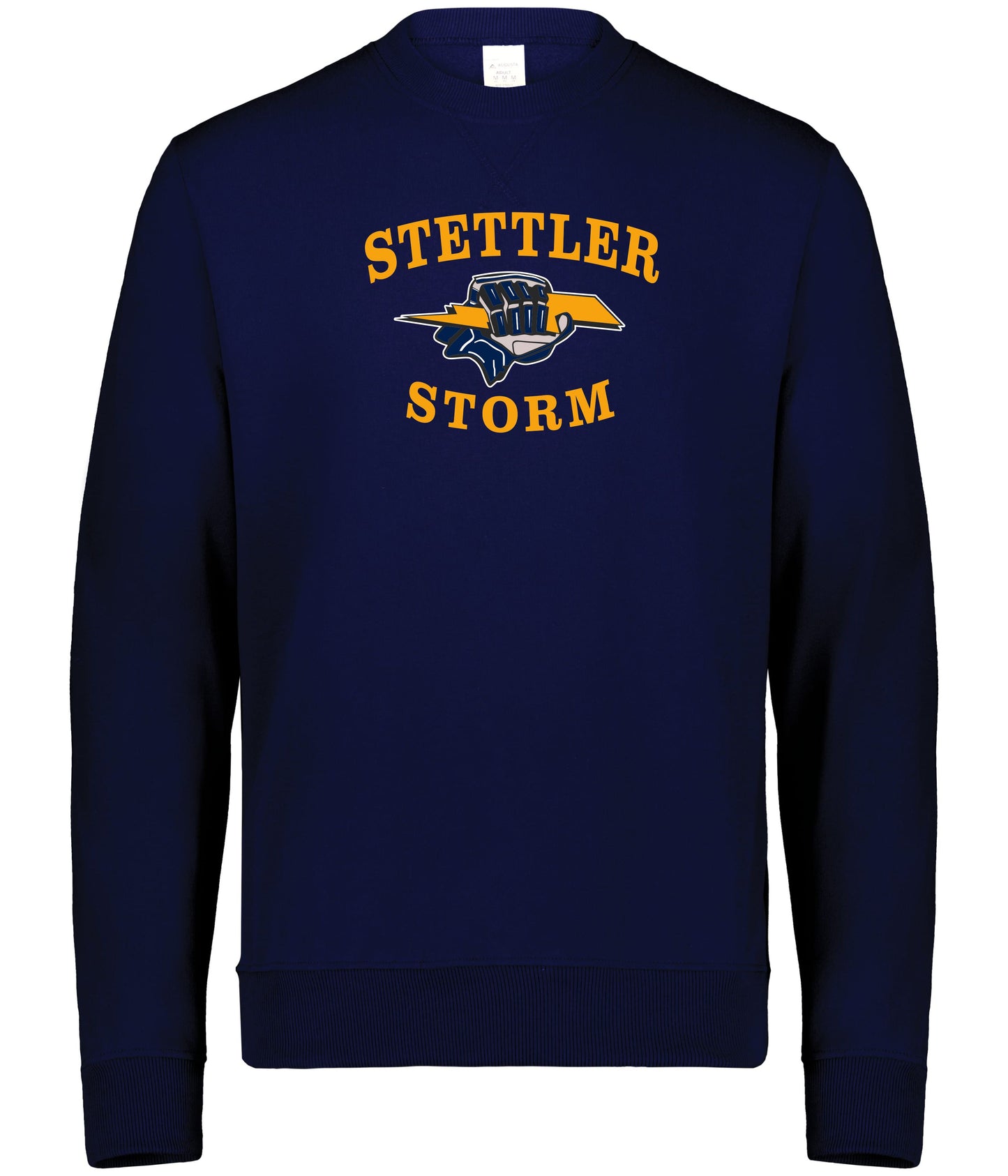 ALL DAY CORE BASICS FLEECE CREWNECK SWEATSHIRT - YOUTH - STETTLER STORM - HP