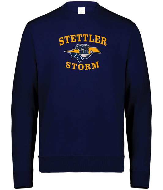 ALL DAY CORE BASICS FLEECE CREWNECK SWEATSHIRT - ADULT - STETTLER STORM - HP